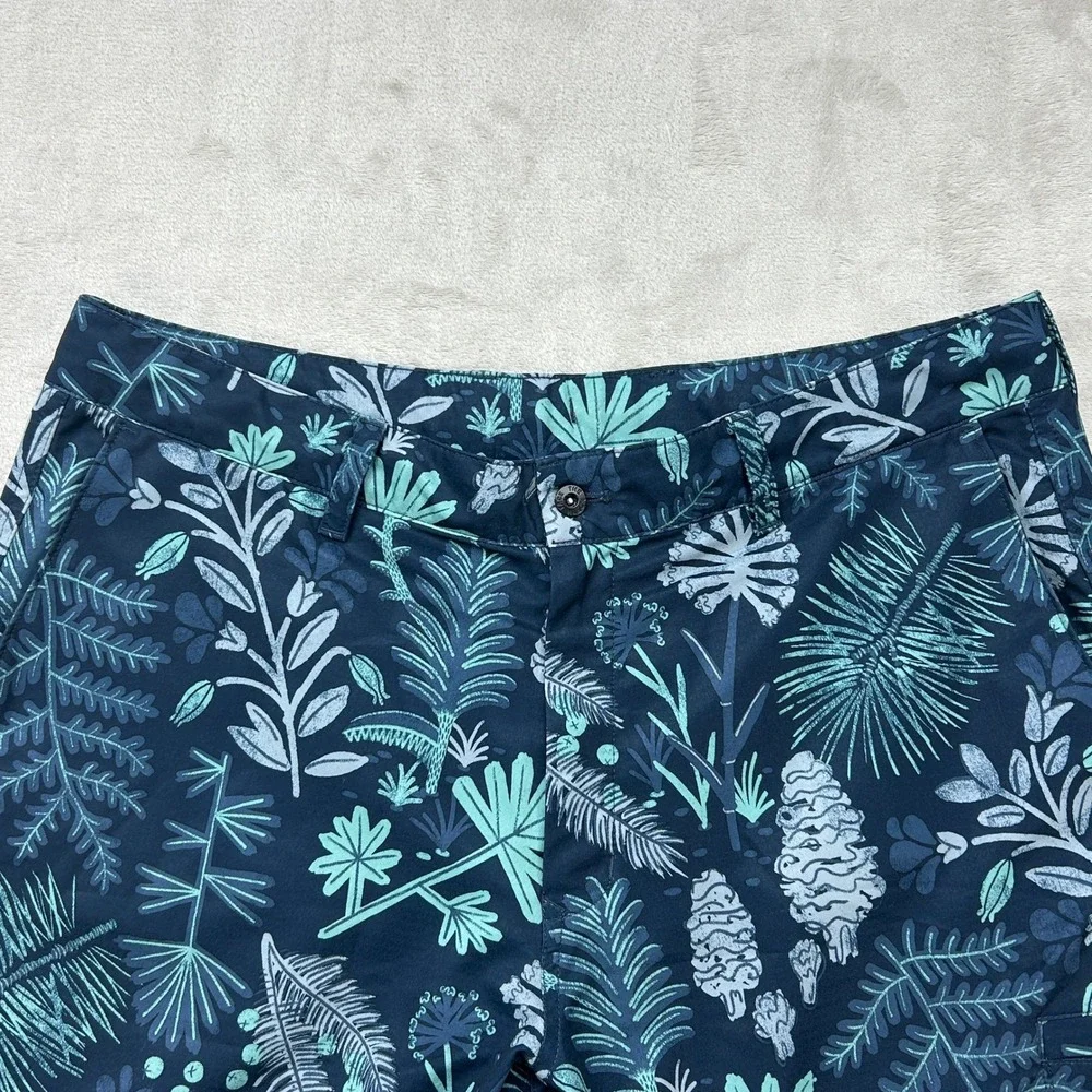 The North Face Class V Shorts Mens 36 Blue Floral Botanical NF0A3BDN Hiking